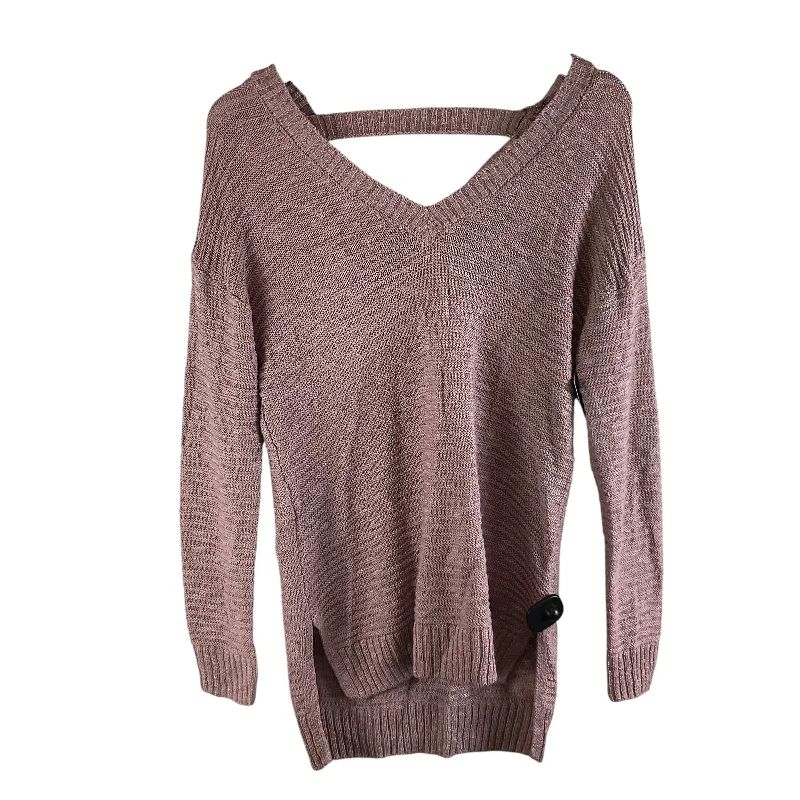 Sportswear Styles Top Long Sleeve By Pink Rose In Pink, Size: S