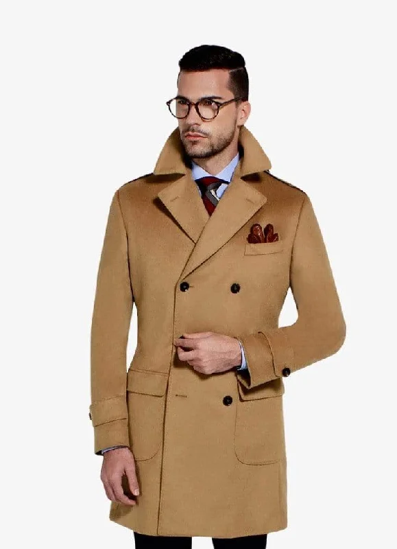 Everyday Suits Brown Cashmere Overcoat