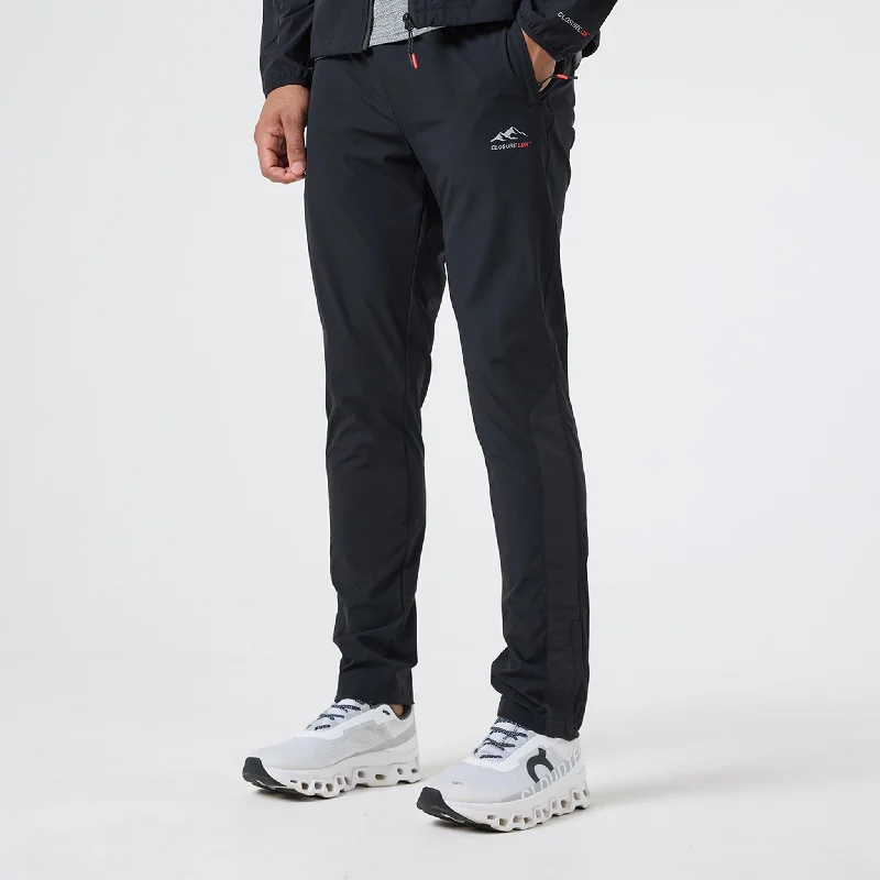 Comfortable Wardrobe Tech Performance Pant | Black/Red