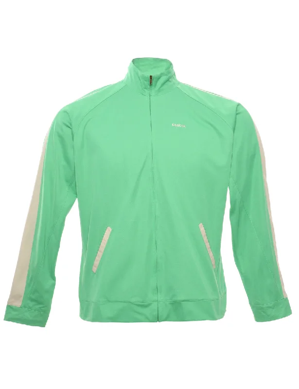 Stylish Polos Light Green Reebok Track Top - L