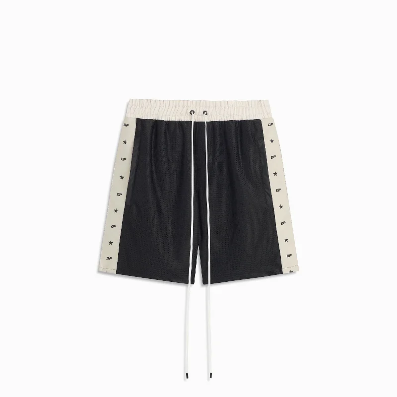 Warm Jackets DP all-star mesh gym short / black + ivory