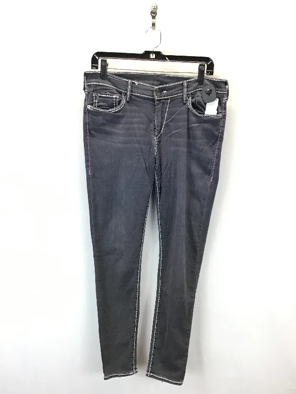 Weekend Wear Jeans Skinny By True Religion In Grey, Size: 10