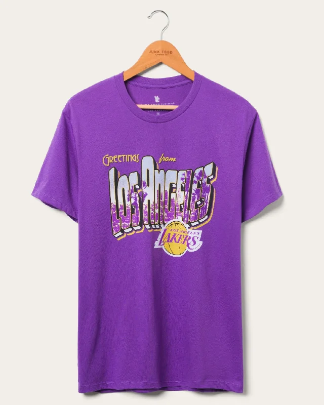 Wool Sweaters Lakers NBA Postcard Tee