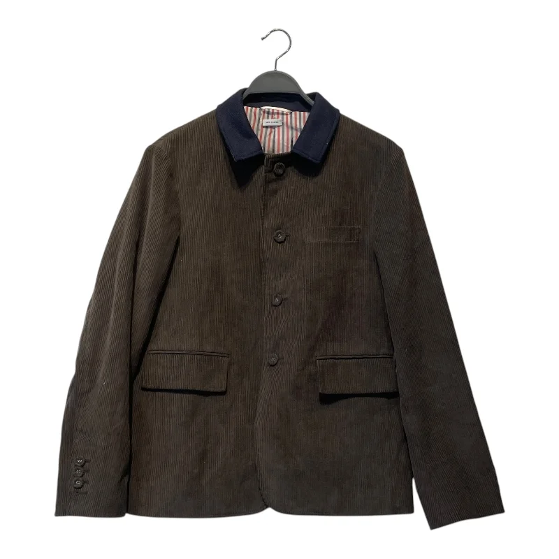 Modern Coats THOM BROWNE. NEW YORK/Tailored Jkt/1/Corduroy/BRW/