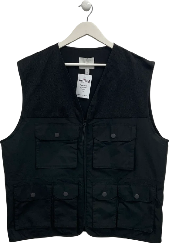 Funky T-shirts H&M Black Utility Gilet UK L