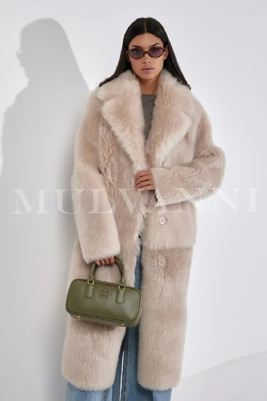 Trendy Outerwear FINA Shearling Coat