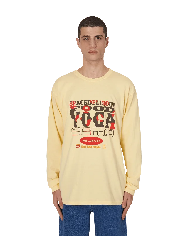 Slim-fit Trousers Slam Jam x SPACEDELICIOUS Longsleeve T-Shirt Yellow