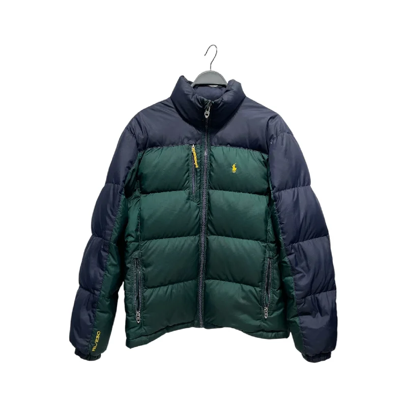 Rain Jackets POLO RALPH LAUREN/Puffer Jkt/M/Nylon/GRN/Polo Green navy puffer JKT