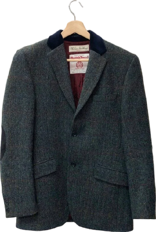 Sporty Accessories Thomas Farthing Grey Tweed Blazer UK 36L