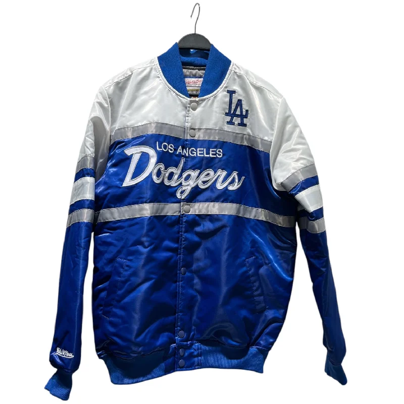 Warm Jackets mitchell&ness/Puffer Jkt/BLU/DODGERS NTW ARM STRIPES