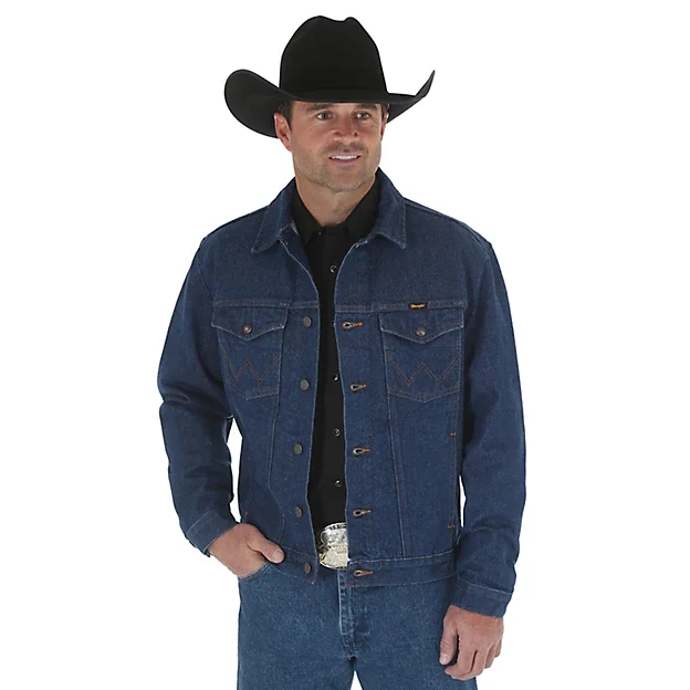 Fashionable Hoodies Wrangler Cowboy Cut Denim Jacket