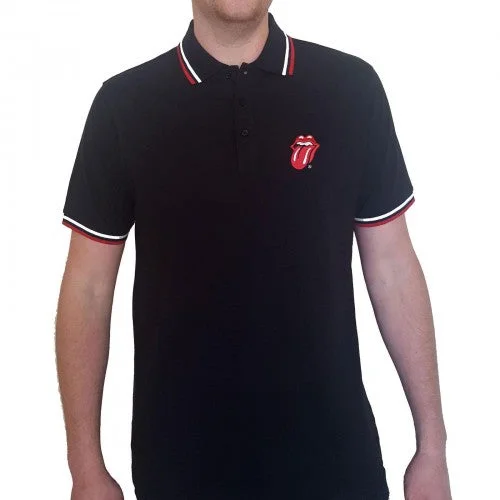 Sporty Accessories The Rolling Stones Unisex Adult Classic Tongue Polo Shirt