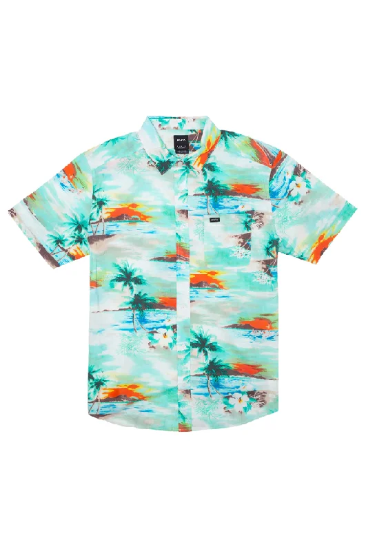 Rain Jackets RVCA Paradiso Short Sleeve Shirt