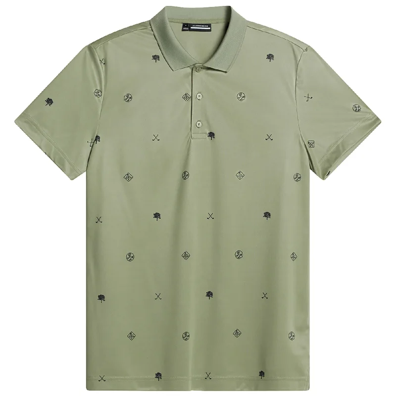 Minimalist Jackets Club House Motif Polo Golf Micro Olive - SS25