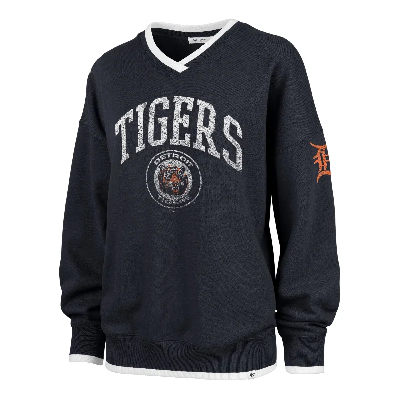 Weekend Wear DETROIT TIGERS COOPERSTOWN WAX PACK DAZE EIGHTIES '47 PULLOVER WOMENS