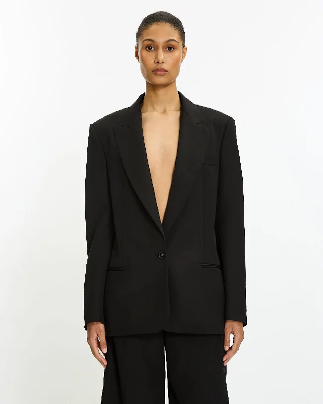 Casual Blazers Oversized Single Breasted Blazer