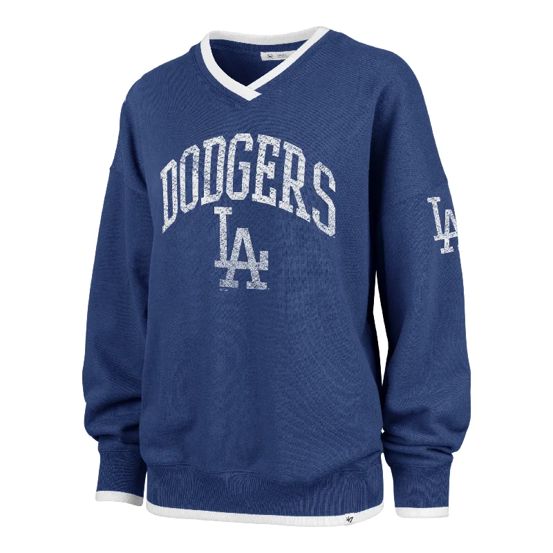 Cool Jackets LOS ANGELES DODGERS COOPERSTOWN WAX PACK DAZE EIGHTIES '47 PULLOVER WOMENS