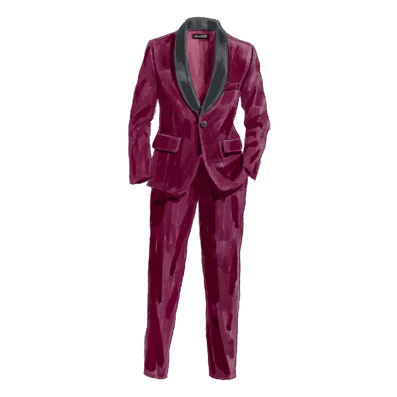 Stylish Footwear Velvet Tuxedo Jacket