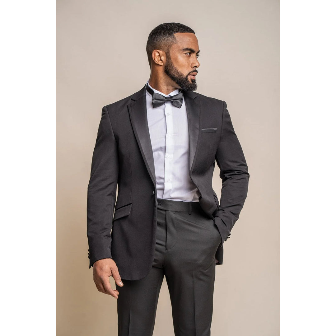 Basic Casuals Tux - Men's Black Classic Tuxedo Blazer