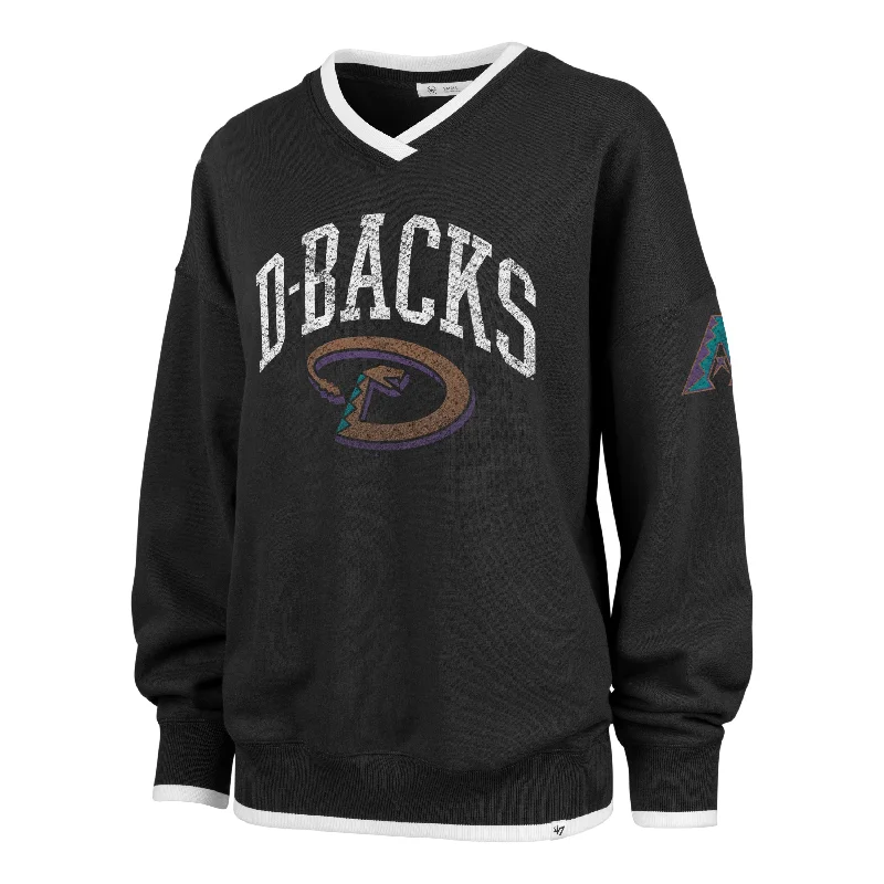 Comfy Shirts ARIZONA DIAMONDBACKS COOPERSTOWN WAX PACK DAZE EIGHTIES '47 PULLOVER WOMENS