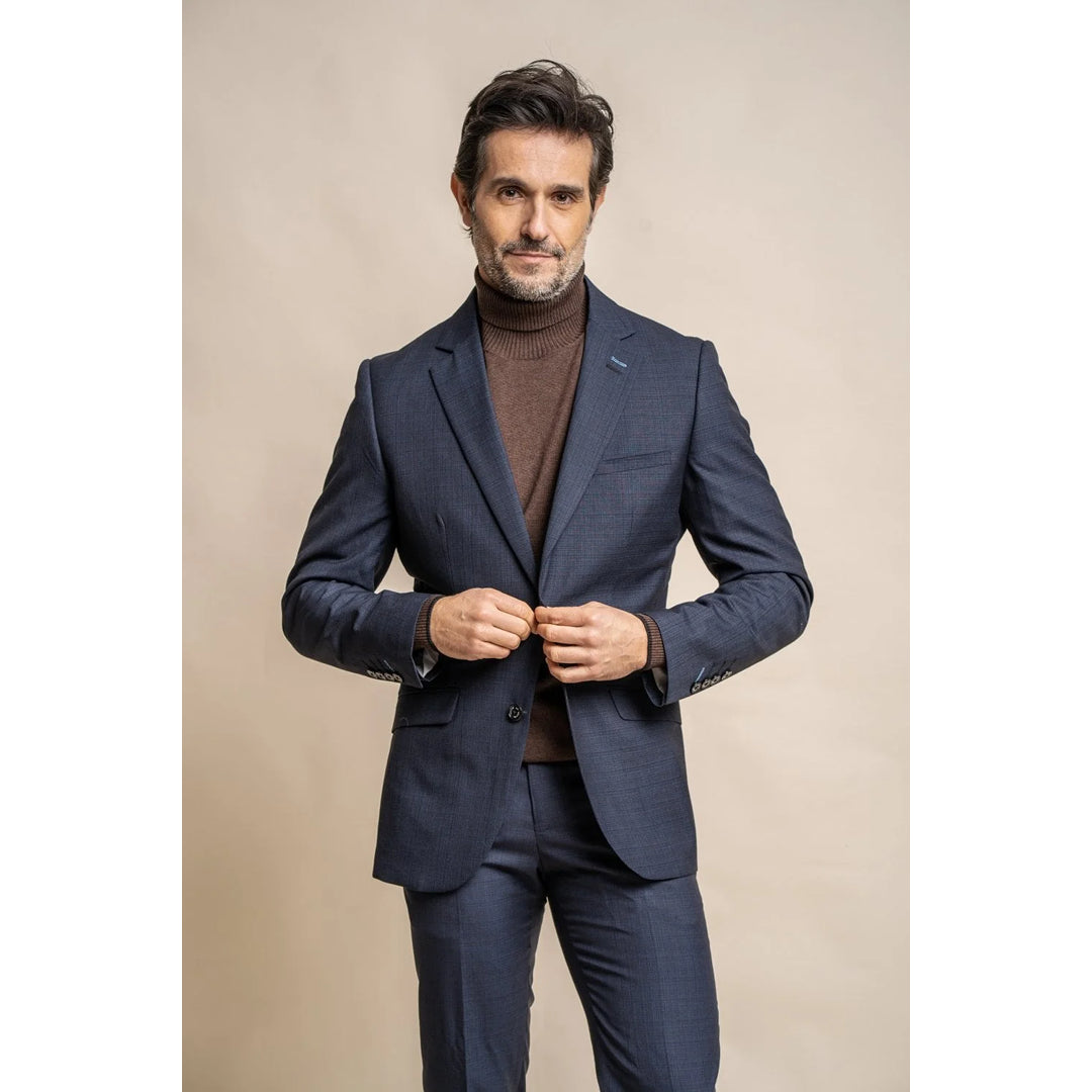 Casual Suits Seeba - Men's Classic Navy Blue Blazer