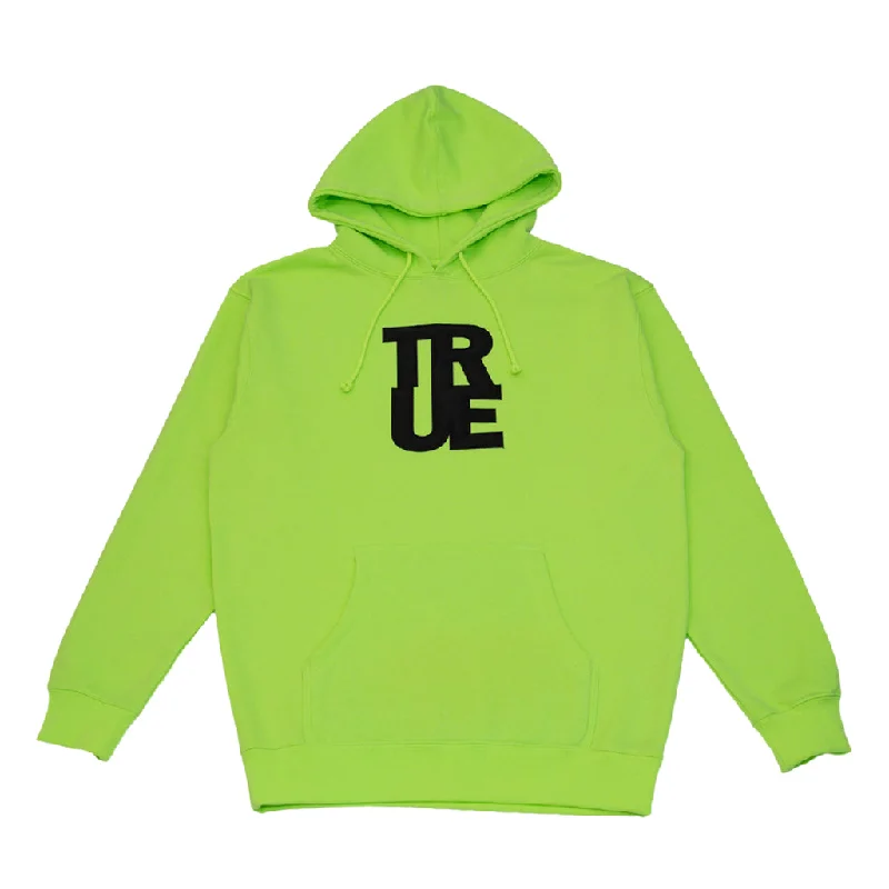 Fashion Hoodies Men's True Logo Hoodie Safety Yellow