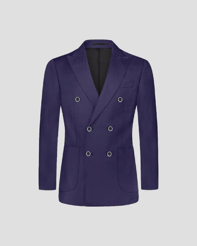 Casual Looks SG Double Breasted Blazer – Navy + Navy Buttons