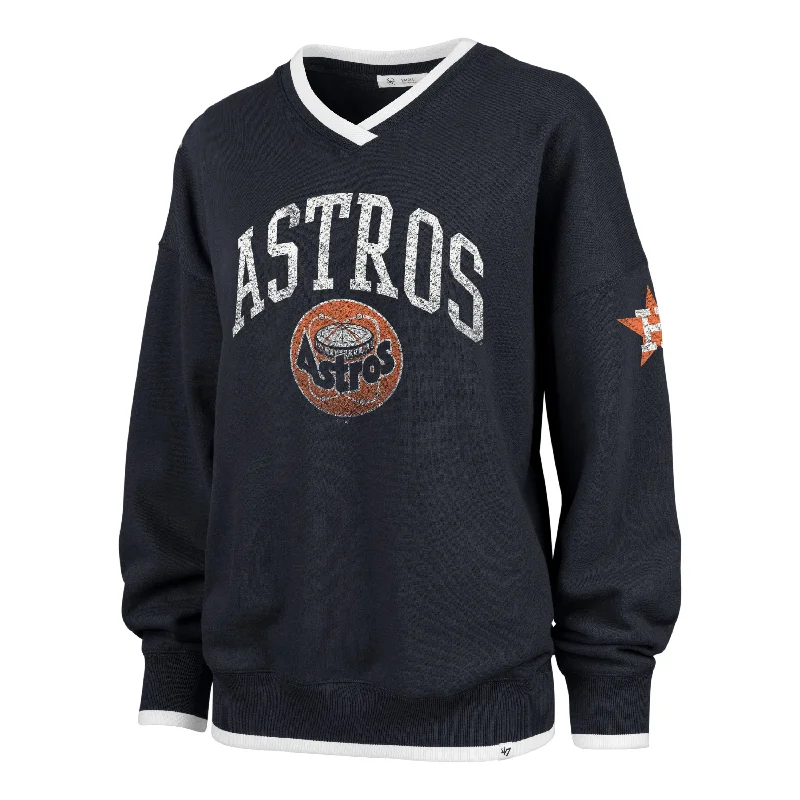 Sporty Accessories HOUSTON ASTROS COOPERSTOWN WAX PACK DAZE EIGHTIES '47 PULLOVER WOMENS