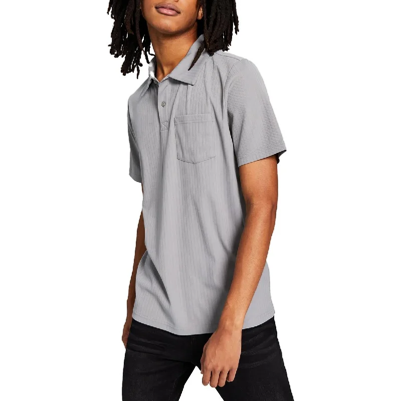 Sleek Outerwear And Now This Mens Collar Short Sleeve Polo