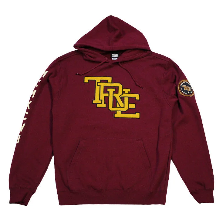 Sporty Shoes Mens True Interlocked Hoodie Maroon