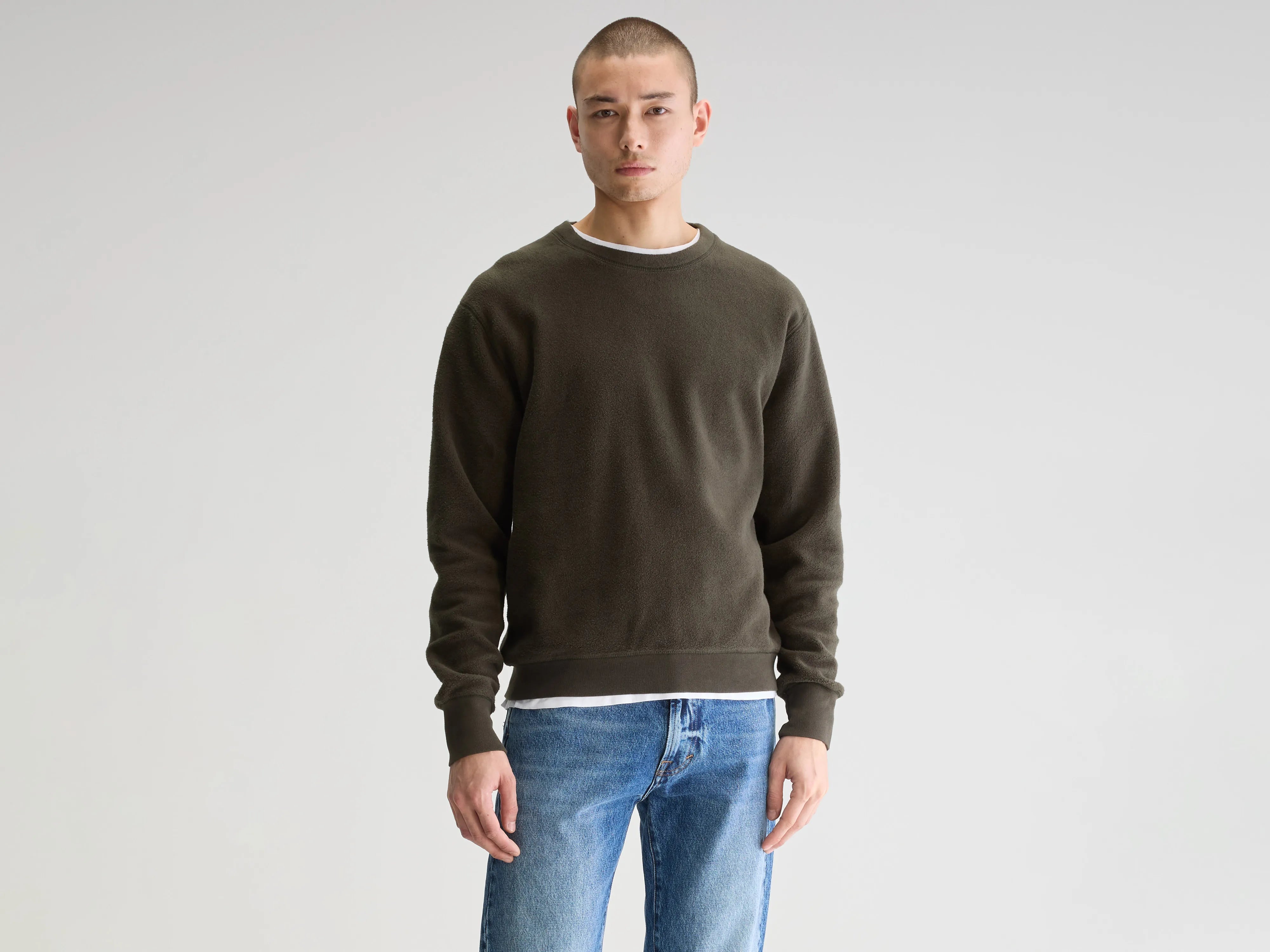 Basic Hoodies Matt crewneck sweatshirt (251 / M / TANK)