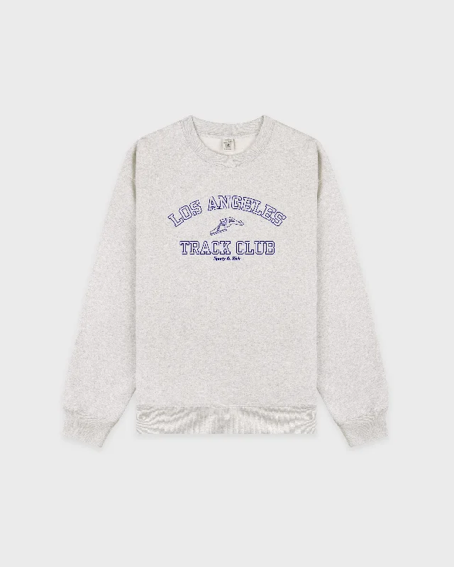 Turtleneck Sweaters Track Club Crewneck - Heather Gray