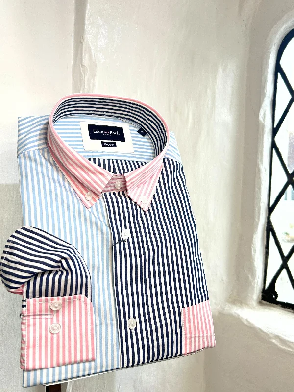 Weekend Tops PATCH JAPO STRIPES LONG SLEEVE SHIRT