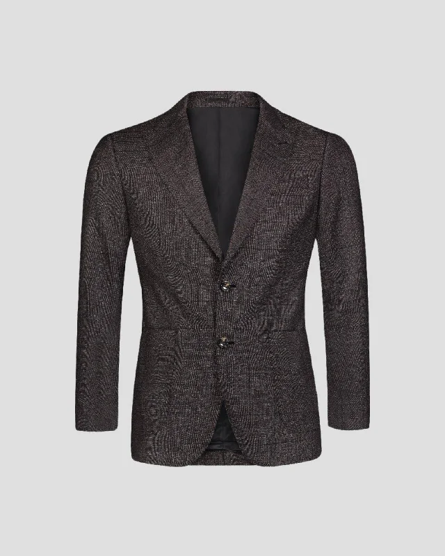 Wool Sweaters SG Single Breasted Blazer – Glen Plaid