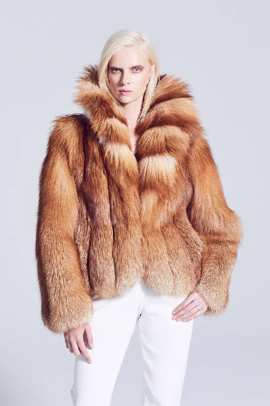 Bold Shirts Anya Gold Fox Fur Jacket