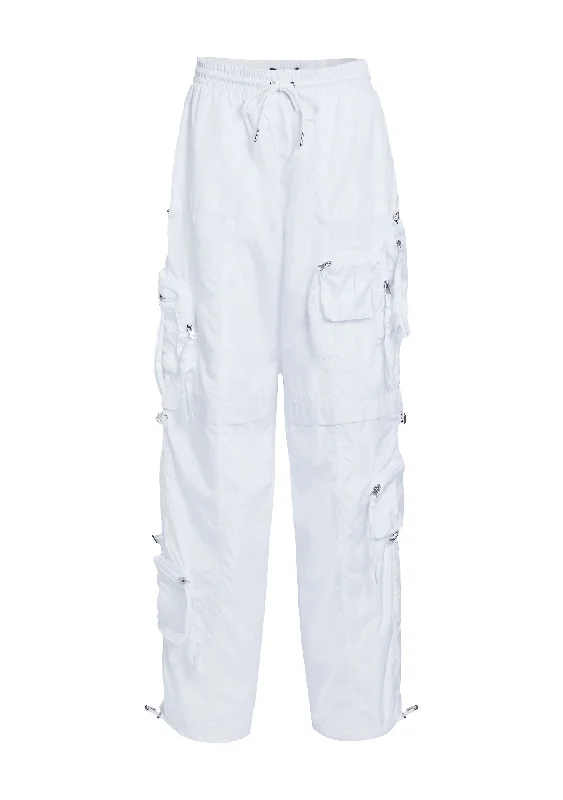 Printed Pants Alba Ruched Cargo Pant