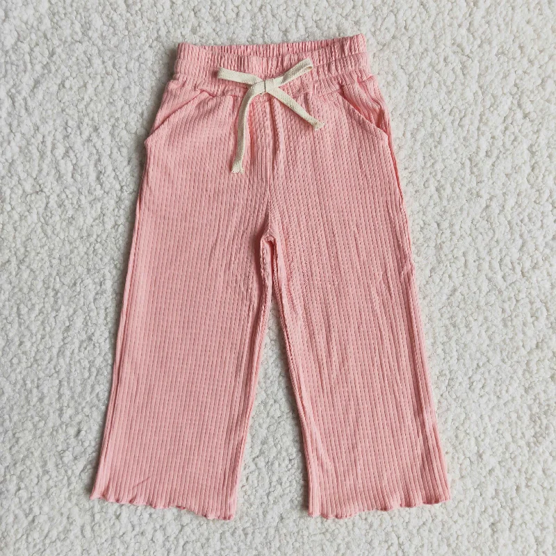 Soft Tees cotton fabric  pink  long pants