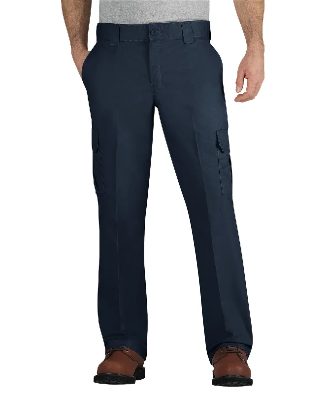 Suede Jackets Dickies Men's Regular Fit Twill Cargo Pants - Dark Navy