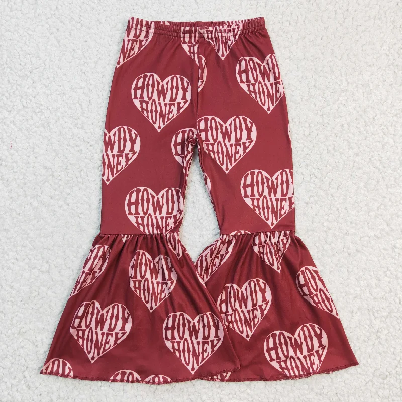 Winter Boots P0052 Heart red milk silk trousers