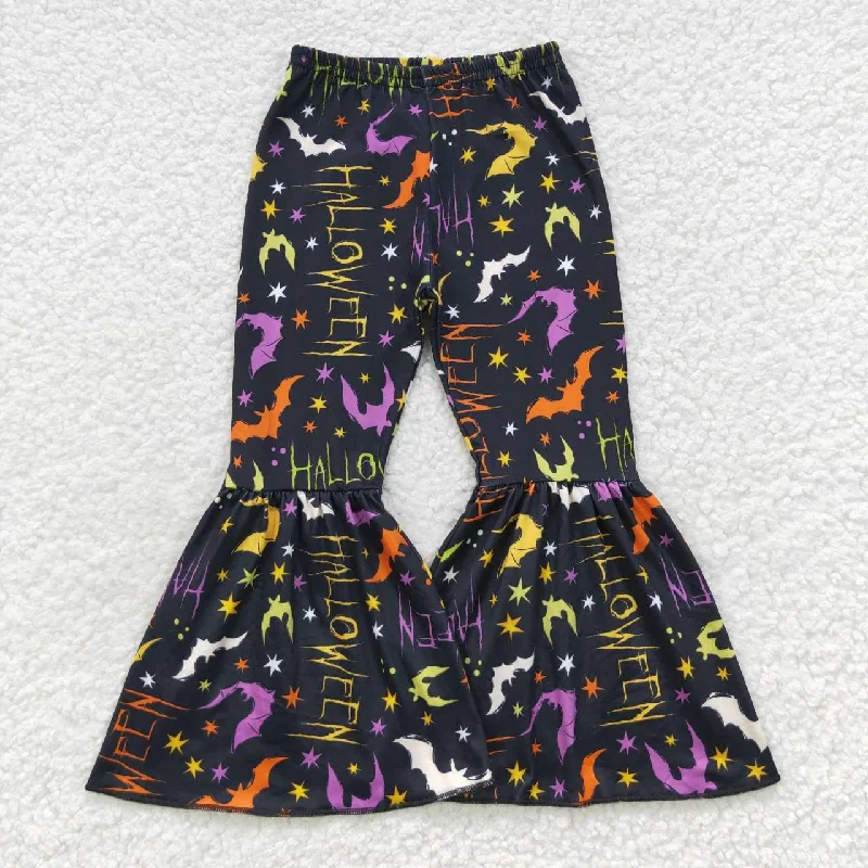 Cozy Pants P0174 halloween bat black trousers