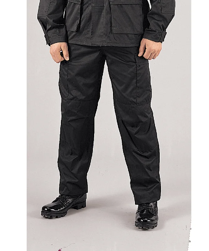 Practical Outfits Rothco Army Style BDU Cargo Pants - Black