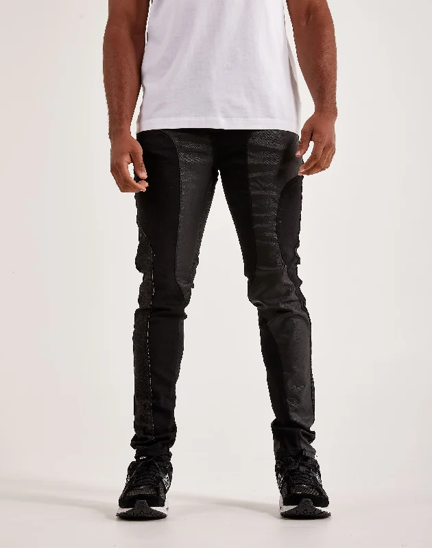 Relaxed Footwear WAIMEA Half-Coated Denim Jeans